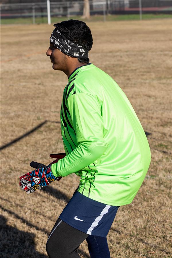 Students playing soccer during the 7th Annual Soccer Classic, Thursday, December 8, 2022.